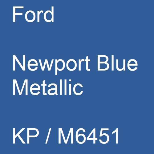 Ford, Newport Blue Metallic, KP / M6451.